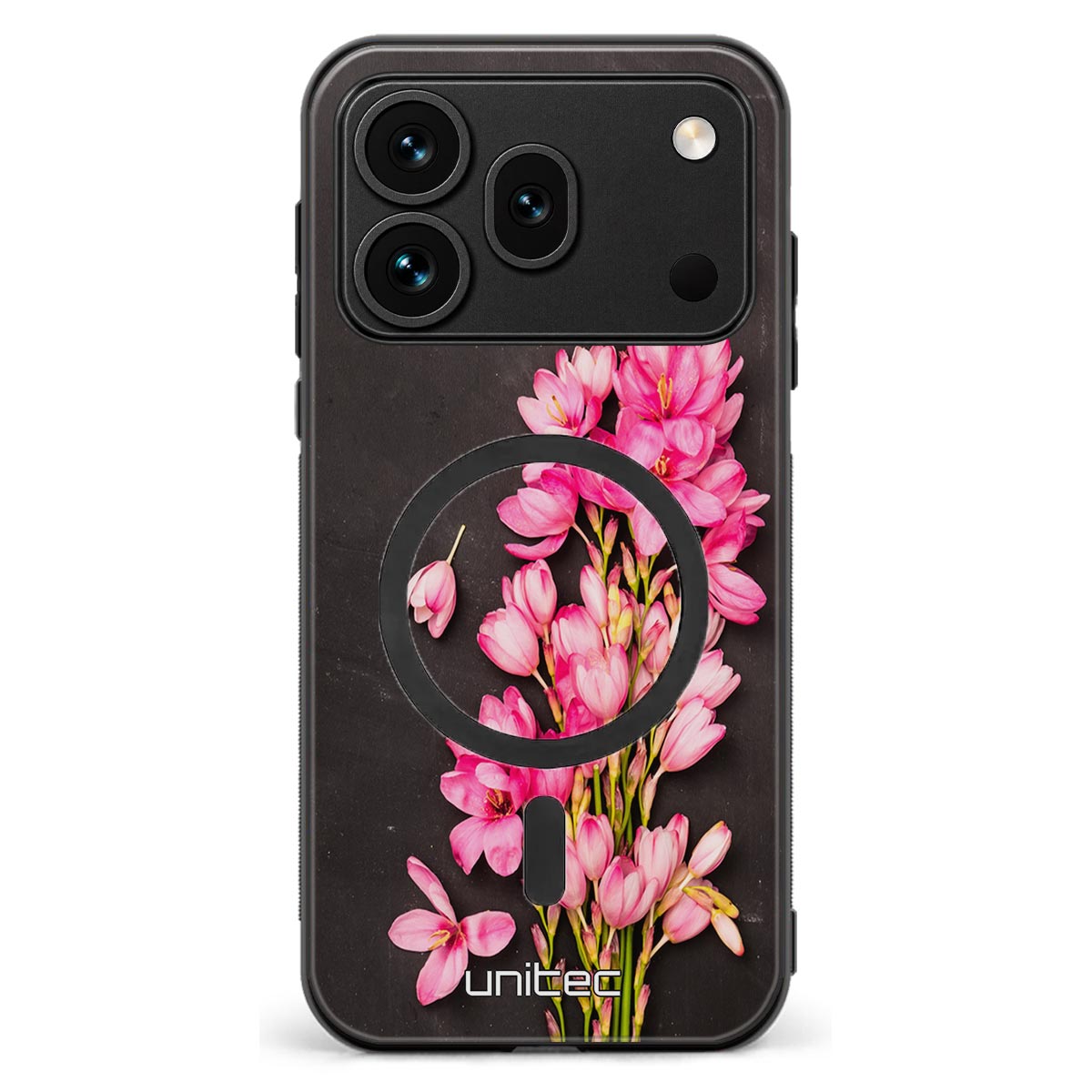 Honor 600 Pro kukka suojakuoret - Pink Flowers