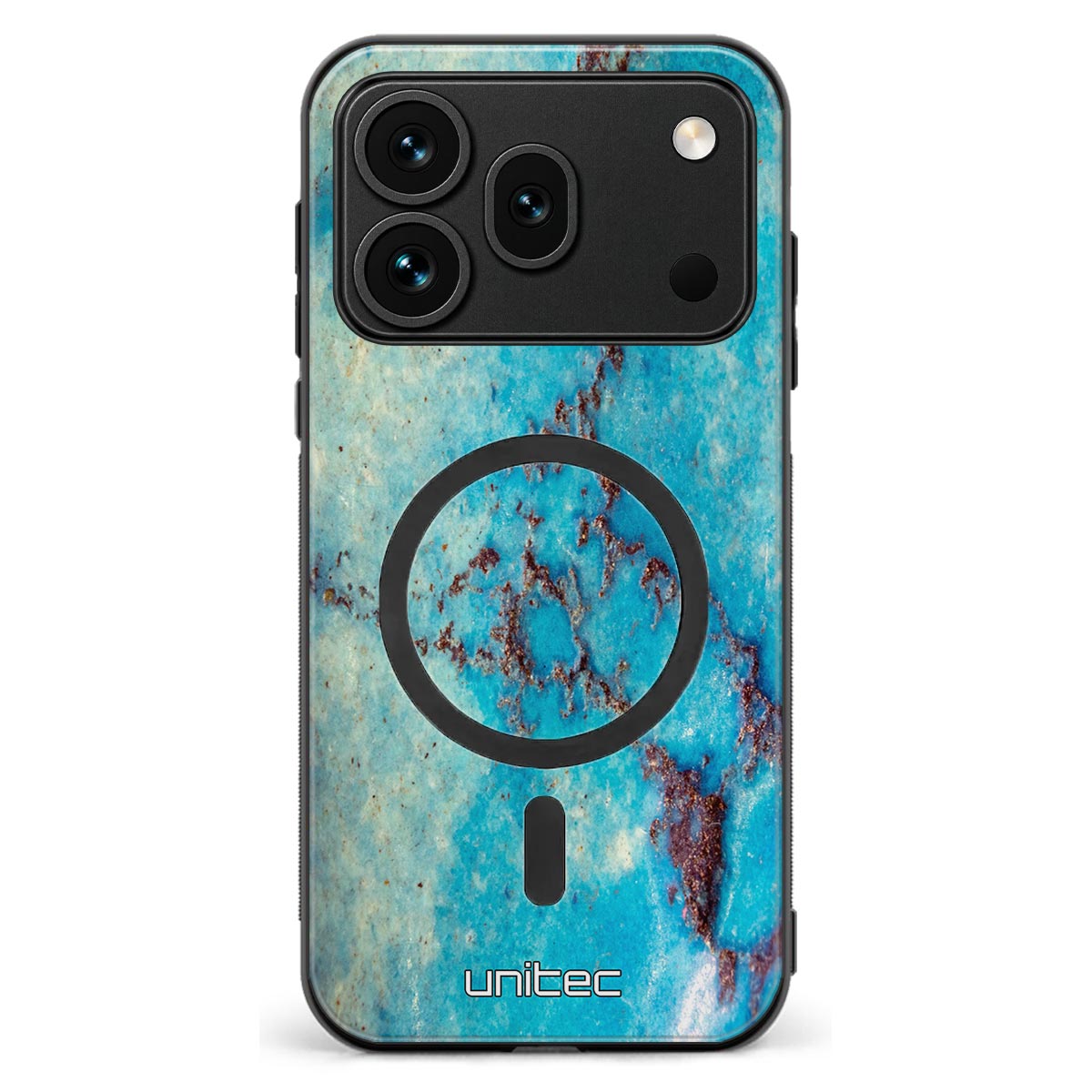 Honor 600 Pro marmori suojakuoret - Turquoise Marble