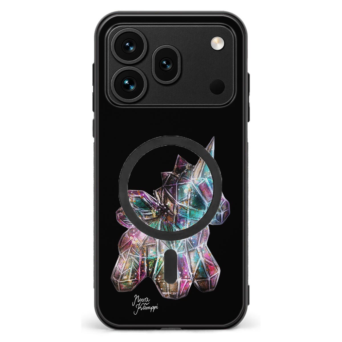Honor 600 Pro unicorn suojakuoret - Musta - Noora Kämppi