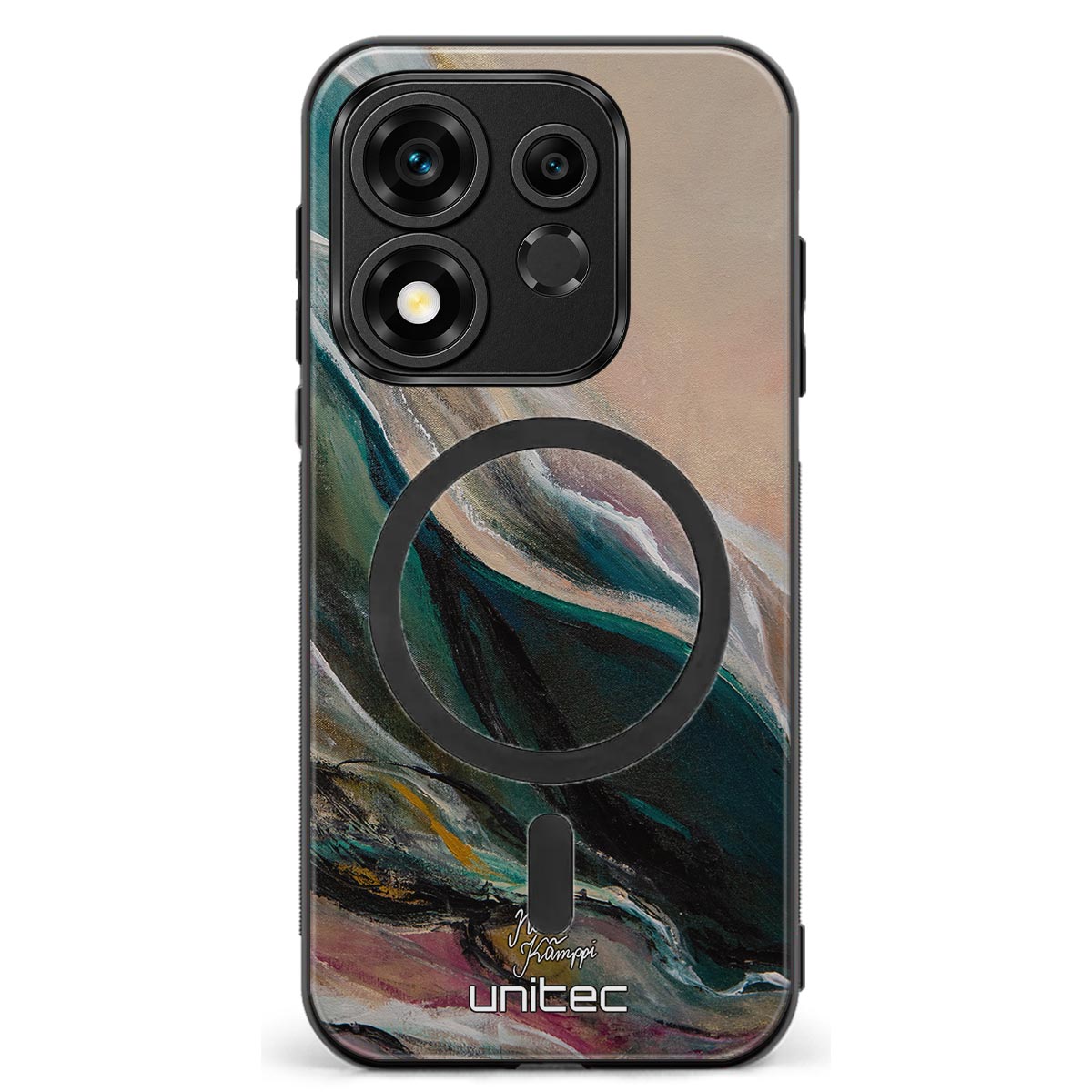 Honor 600 Smart modern art suojakuoret - Nudge - Noora Kämppi