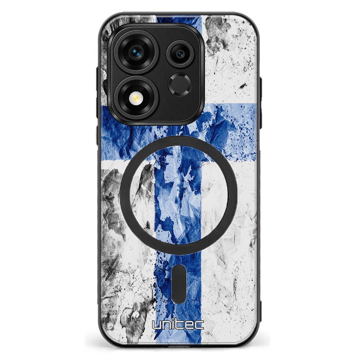 Honor 600 Smart suojakuoret - Painted Finnish Flag