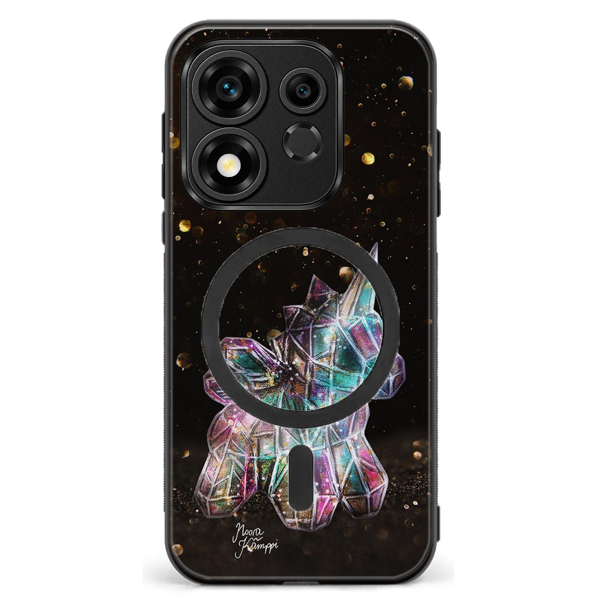 Honor 600 Smart unicorn suojakuoret - Kulta - Noora Kämppi