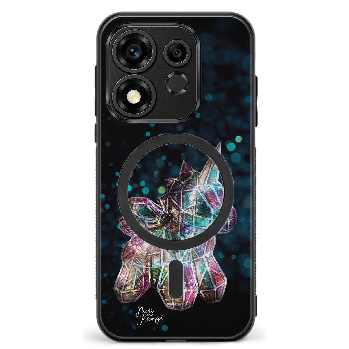 Honor 600 Smart unicorn suojakuoret - Sininen - Noora Kämppi