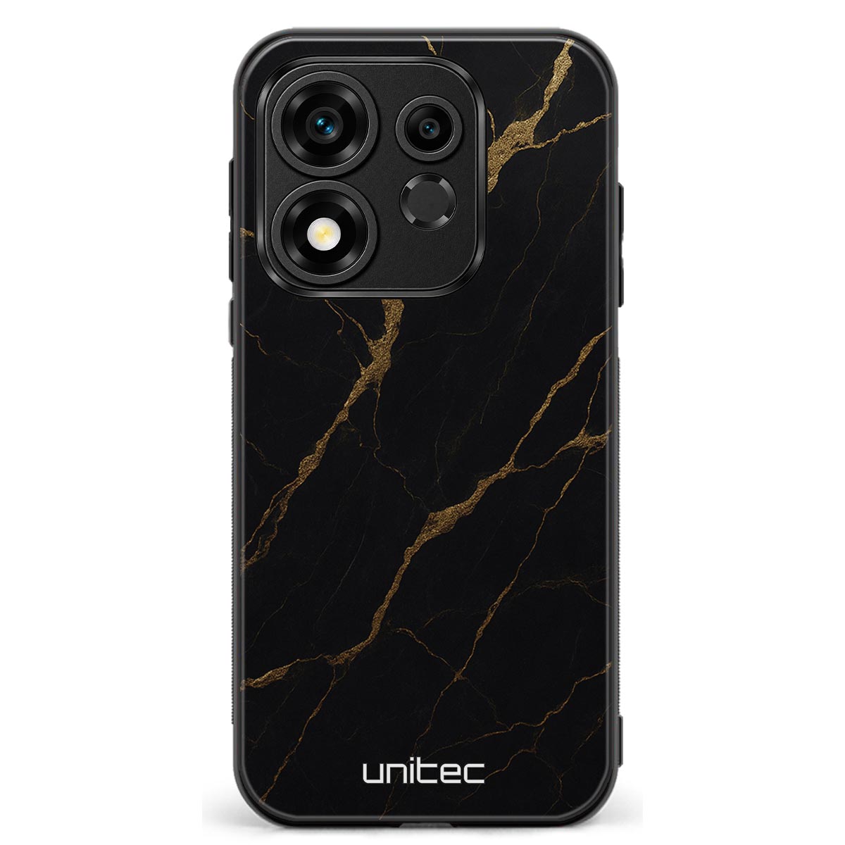 Honor 600 Smart Suojakuoret Marmori – Midnight Gold