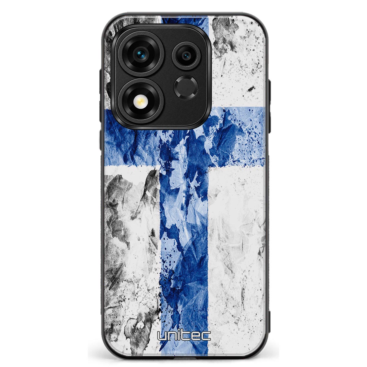 Honor 600 Smart suojakuoret - Painted Finnish Flag