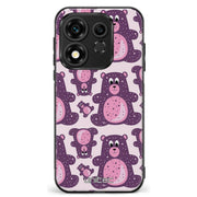 Honor 600 Smart suojakuoret - Purple Teddy Bear