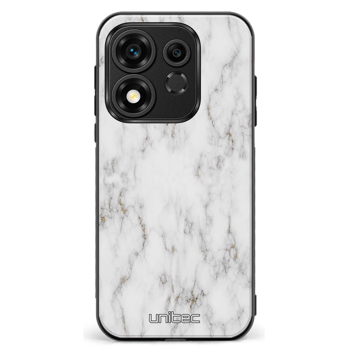 Honor 600 Smart marmori suojakuoret - White Marble