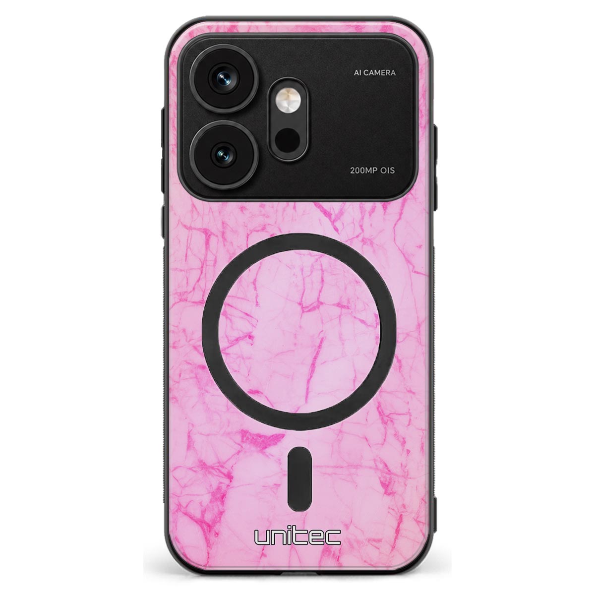 Honor 600 marmori suojakuoret - Light Pink Marble