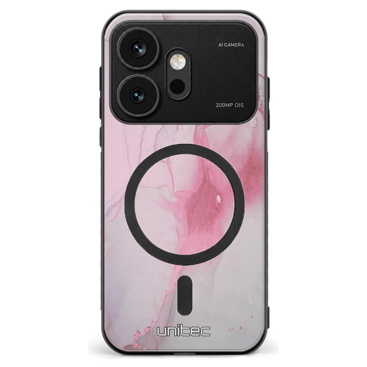 Honor 600 marmori suojakuoret - Pink Pok Rie