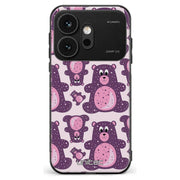 Honor 600 suojakuoret - Purple Teddy Bear