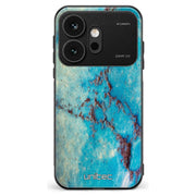 Honor 600 marmori suojakuoret - Turquoise Marble
