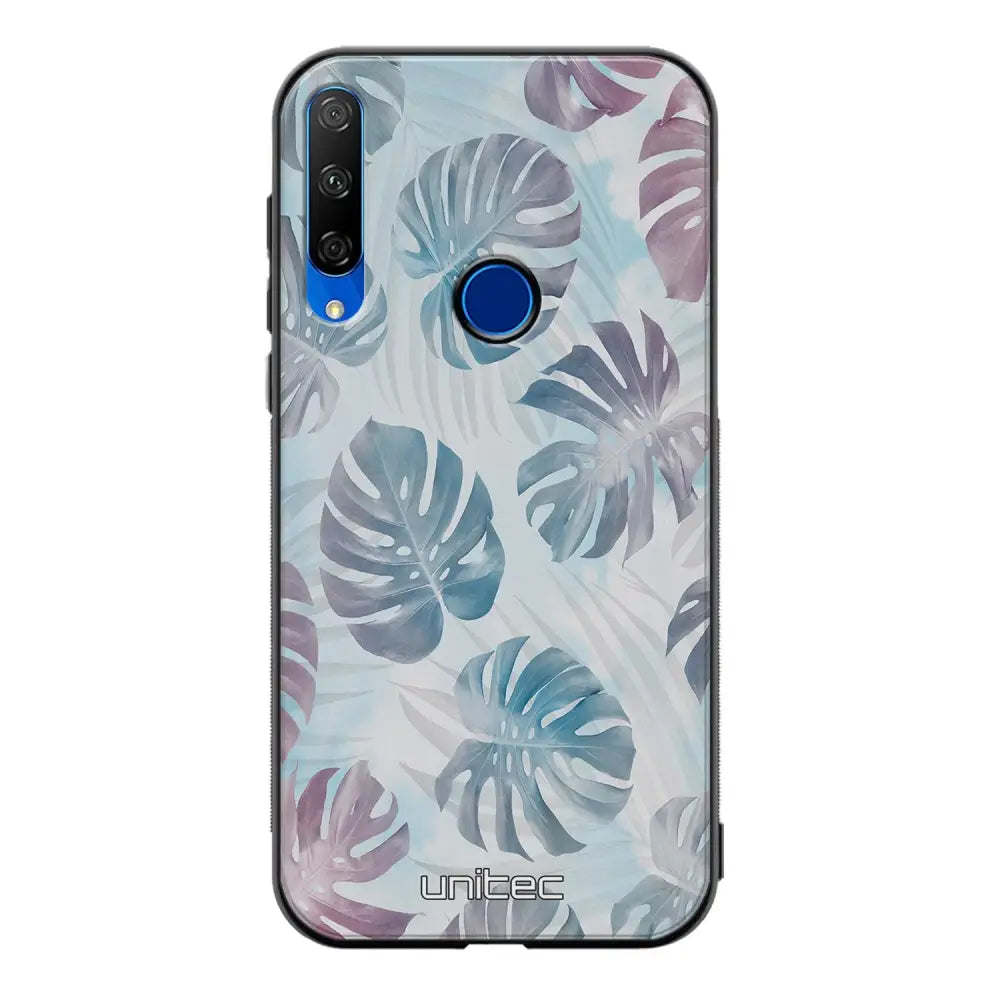 Honor 9X kukka suojakuoret - Monstera Texture - Ei