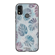 Honor 9X Lite kukka suojakuoret - Monstera Texture - Ei