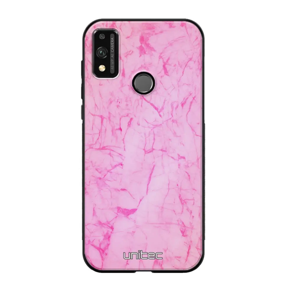 Honor 9X Lite marmori suojakuoret - Light Pink Marble - Ei