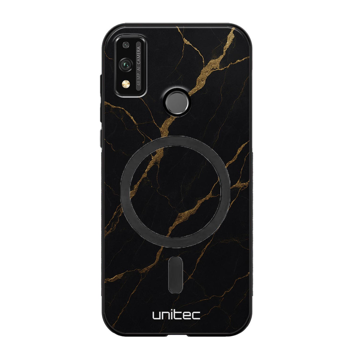 Honor 9X Lite Suojakuoret Marmori – Midnight Gold