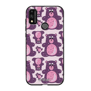 Honor 9X Lite suojakuoret - Purple Teddy Bear - Ei
