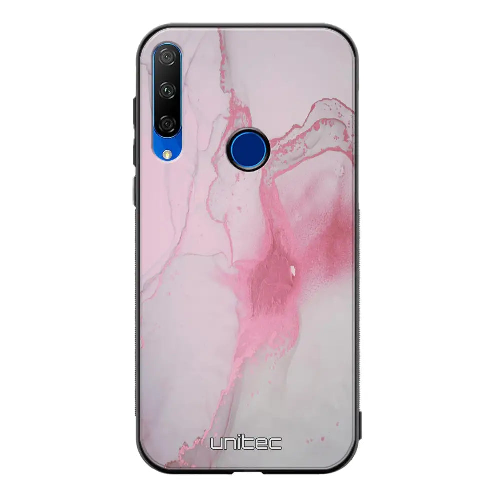 Honor 9X marmori suojakuoret - Pink Pok Rie - Ei