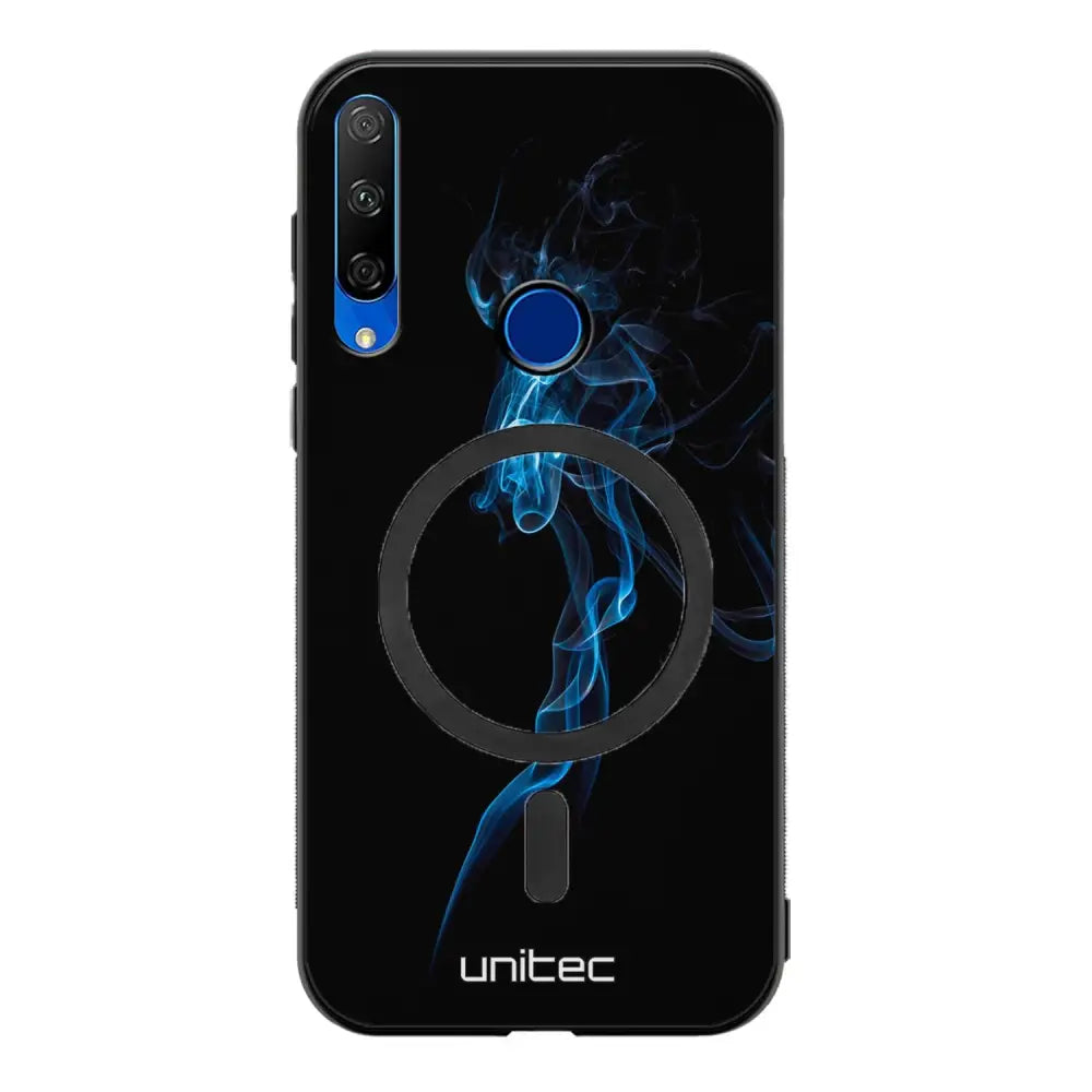Honor 9X suojakuoret - Blue Smoke On Black