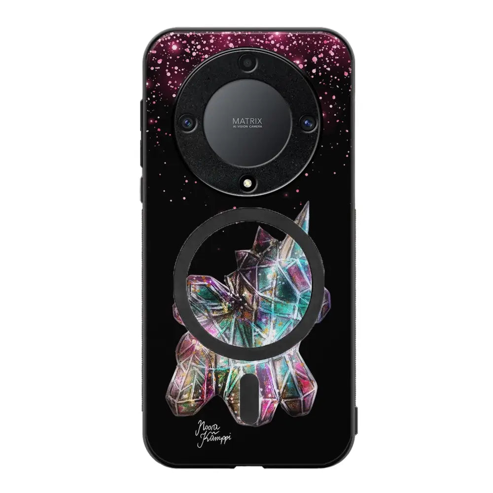 Honor Magic 5 Lite unicorn suojakuoret - Pinkki - Noora Kämppi