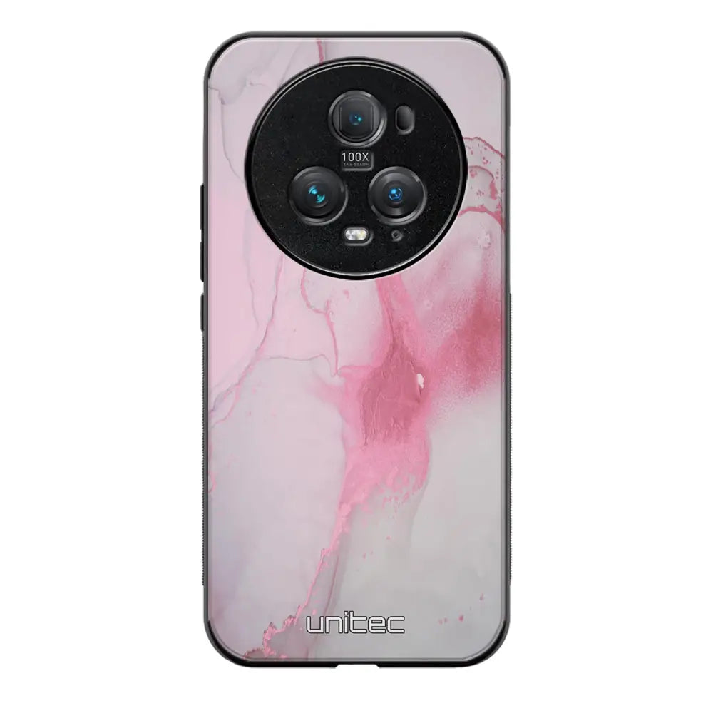 Honor Magic 5 Pro marmori suojakuoret - Pink Pok Rie - Ei