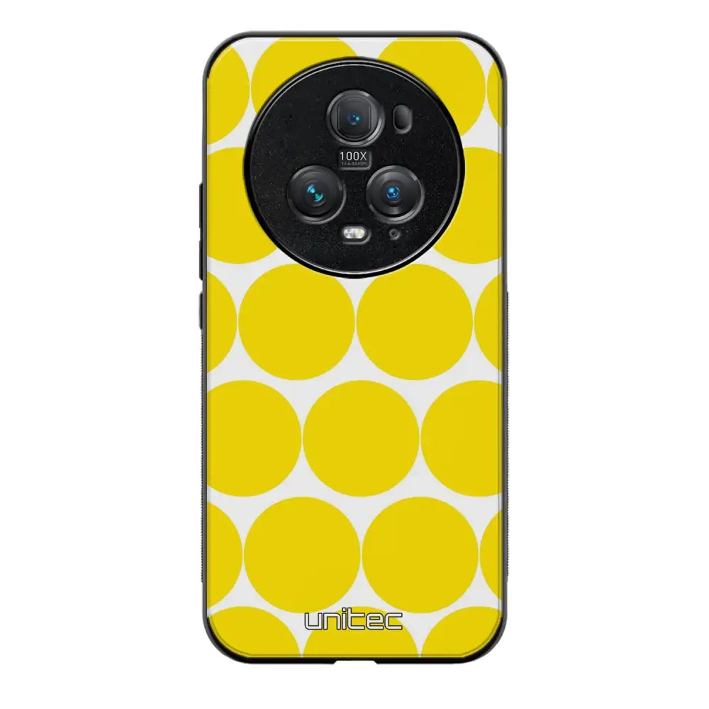 Honor Magic 5 Pro pallo suojakuoret - Keltainen Pallo - Ei