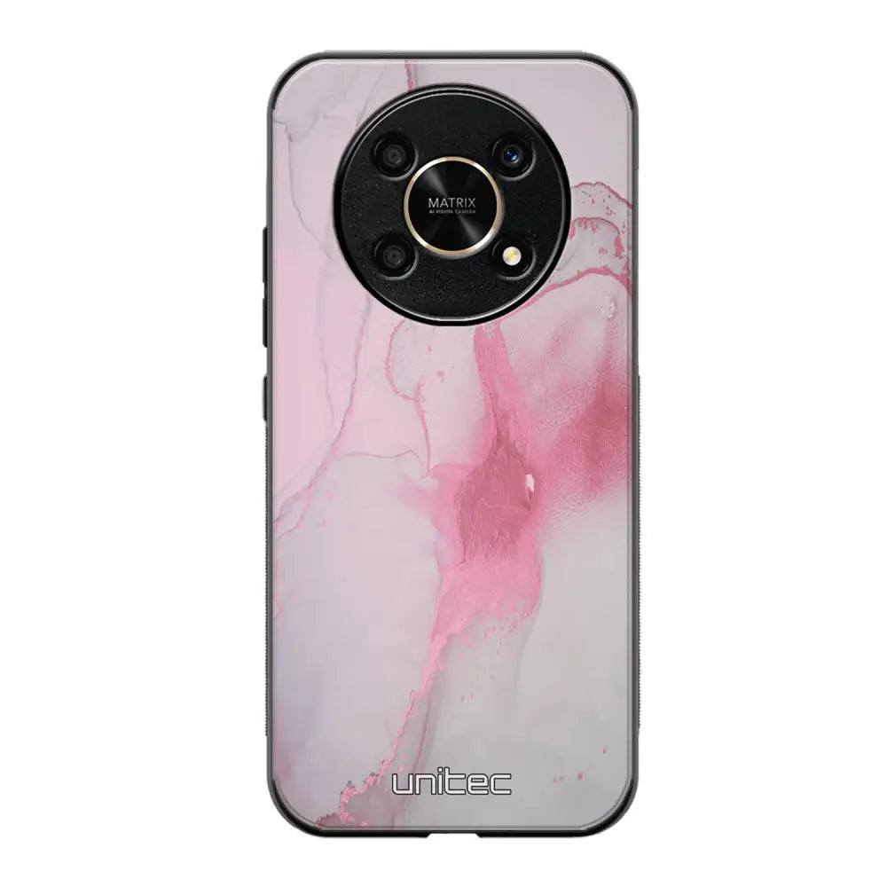 Honor Magic 6 Lite marmori suojakuoret - Pink Pok Rie - Ei