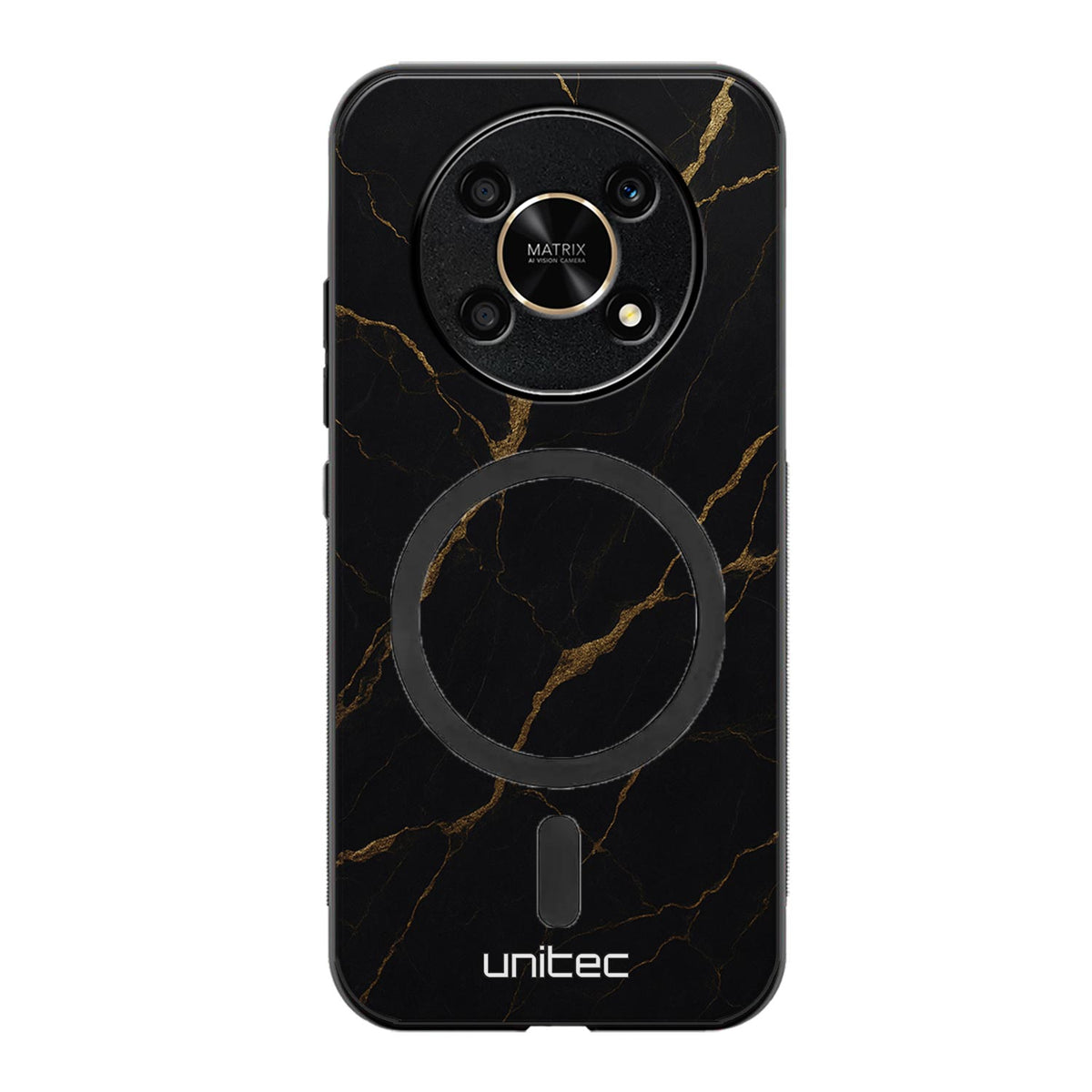 Honor Magic 6 Lite Suojakuoret Marmori – Midnight Gold