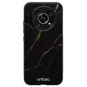 Honor Magic 6 Lite Suojakuoret Marmori – Midnight Gold