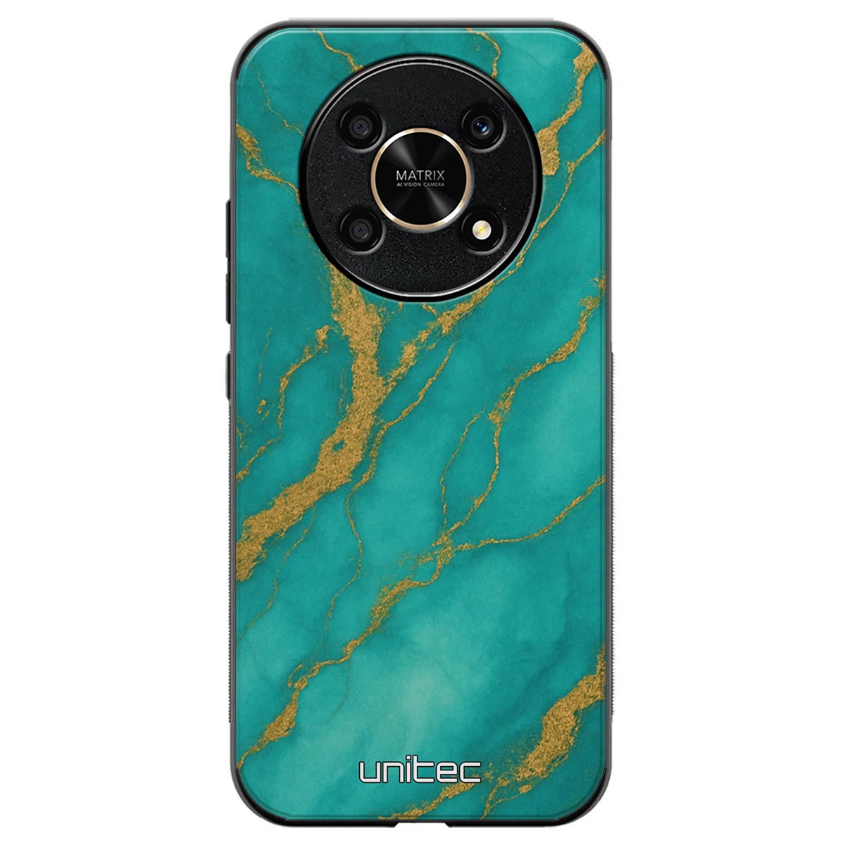 Honor Magic 6 Lite Suojakuoret Marmori – Turquoise Gold