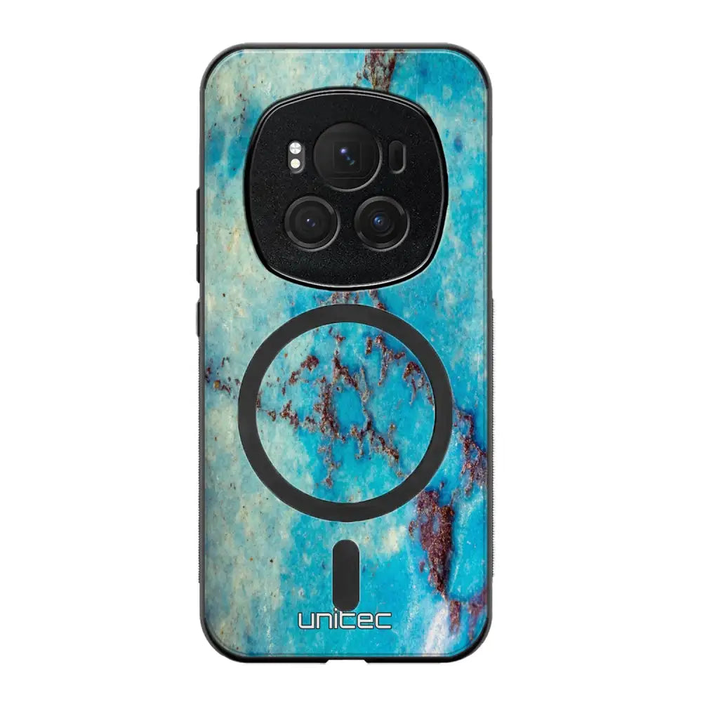 Honor Magic 6 Pro marmori suojakuoret - Turquoise Marble