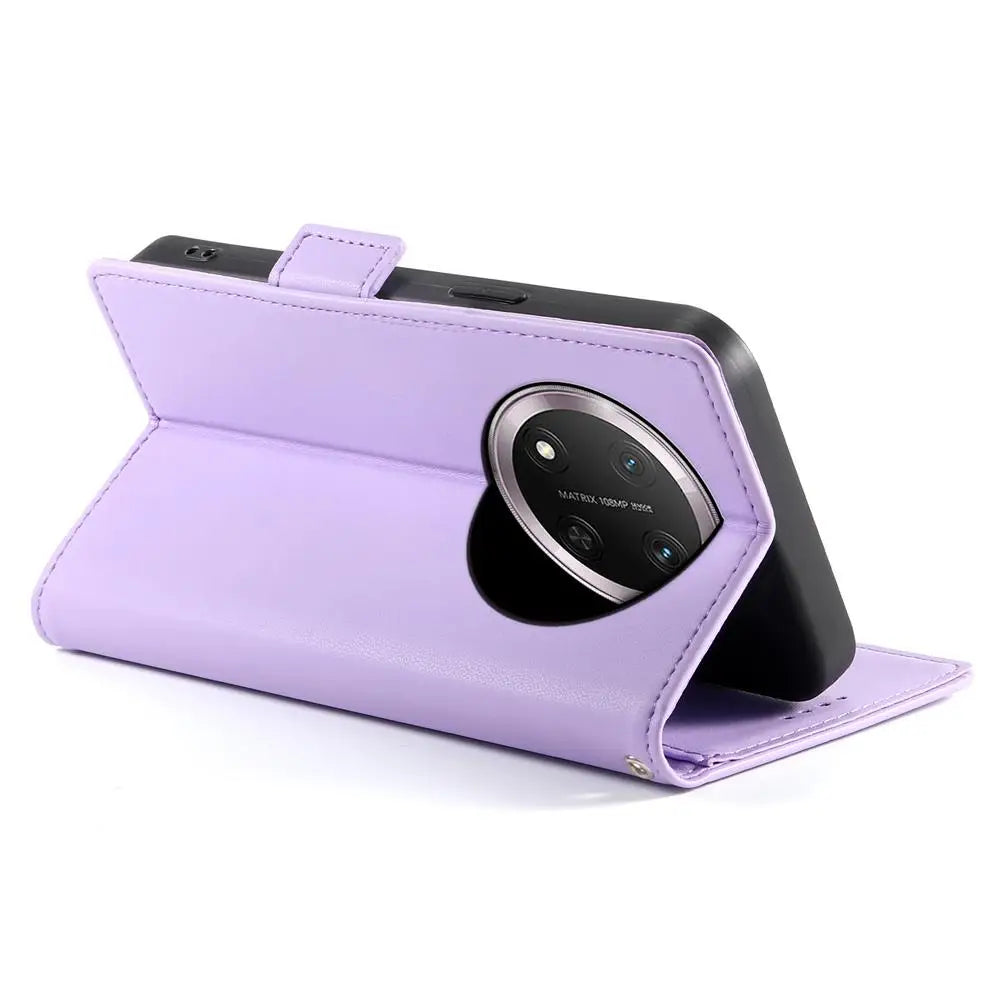 Honor Magic 7 Lite Lompakko Suojakuori - Violetti