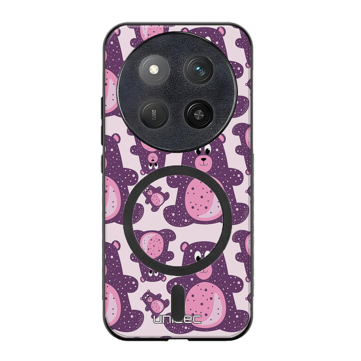 Honor Magic 7 Lite suojakuoret - Purple Teddy Bear