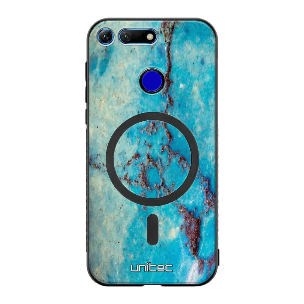 Honor View 20 marmori suojakuoret - Turquoise Marble