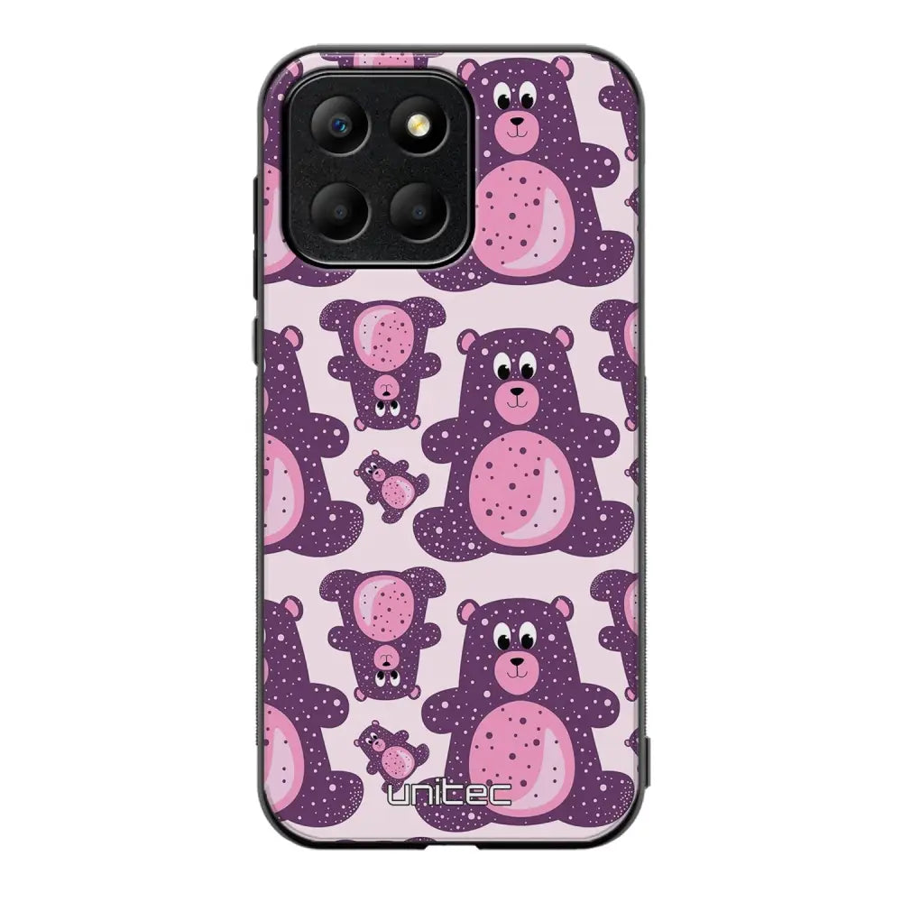 Honor X6 suojakuoret - Purple Teddy Bear - Ei