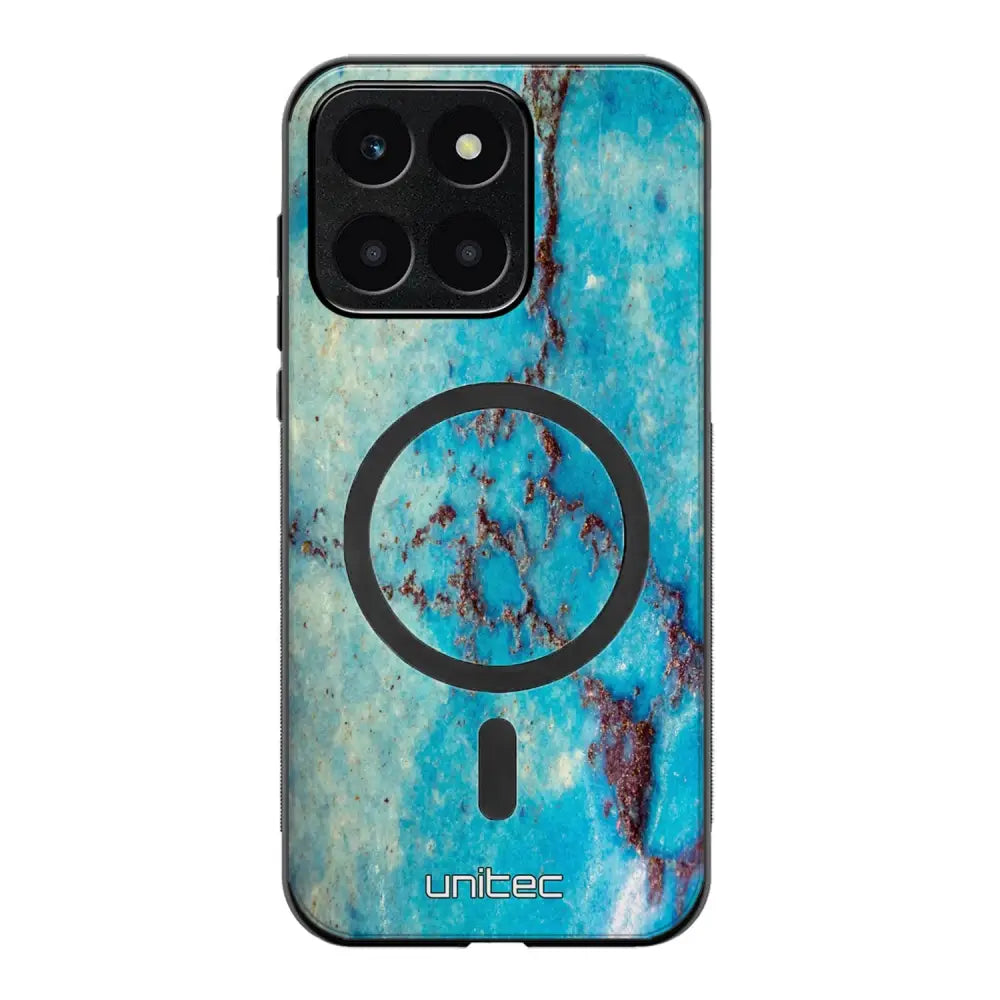 Honor X6a marmori suojakuoret - Turquoise Marble