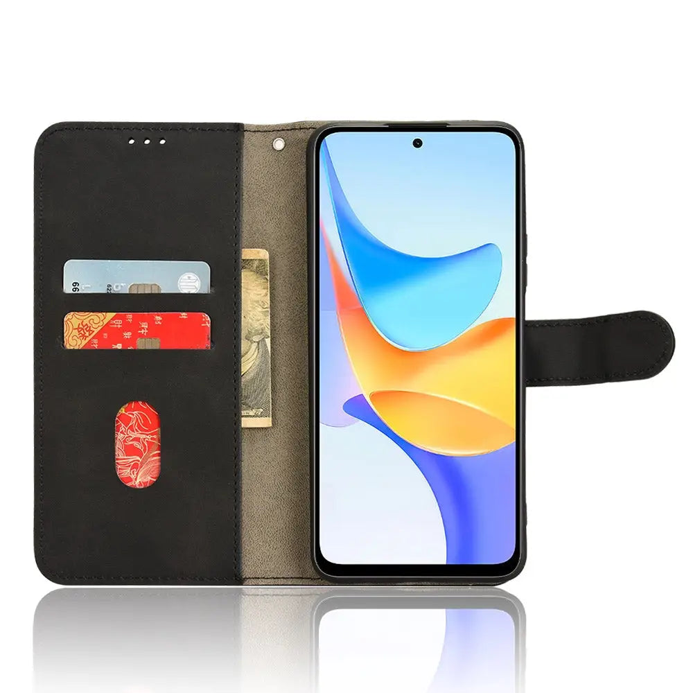 Honor X7b / 90 Smart 5G Lompakko Suojakotelo Musta