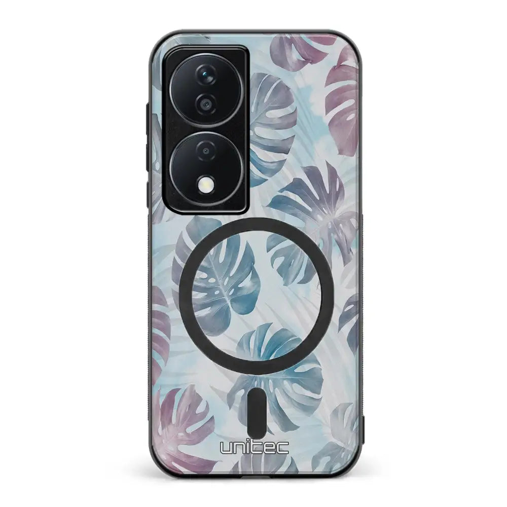 Honor X7b kukka suojakuoret - Monstera Texture