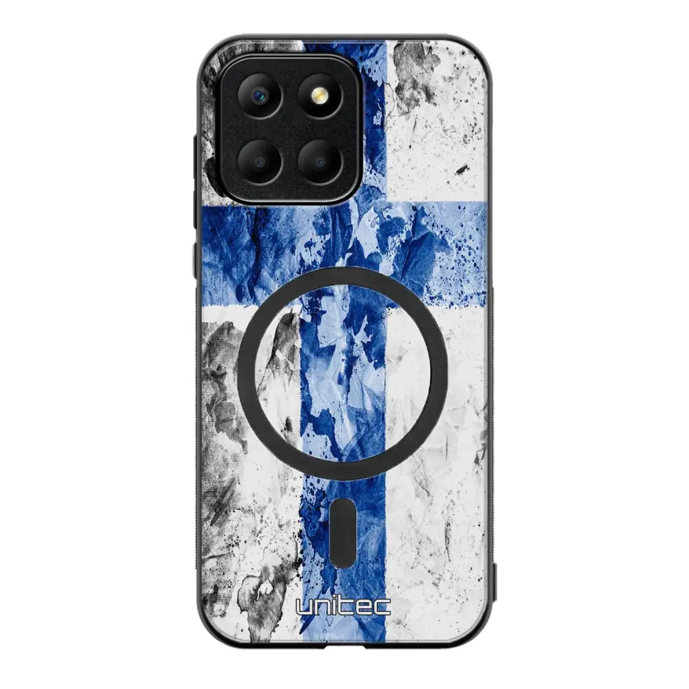 Honor X8 suojakuoret - Painted Finnish Flag