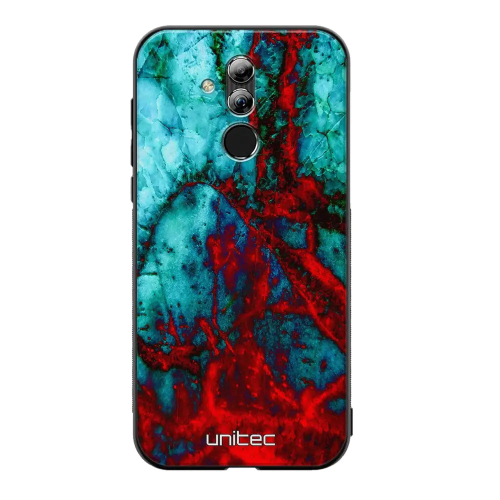 Huawei Mate 20 Lite marmori suojakuoret - Blue Red Marble - Ei