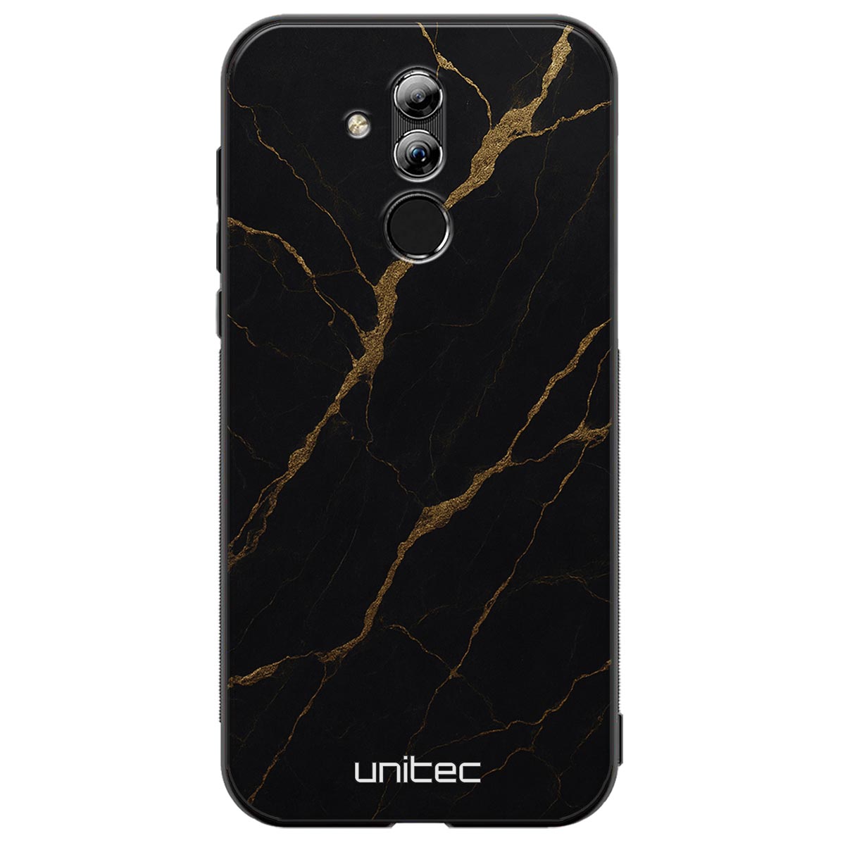 Huawei Mate 20 Lite Suojakuoret Marmori – Midnight Gold