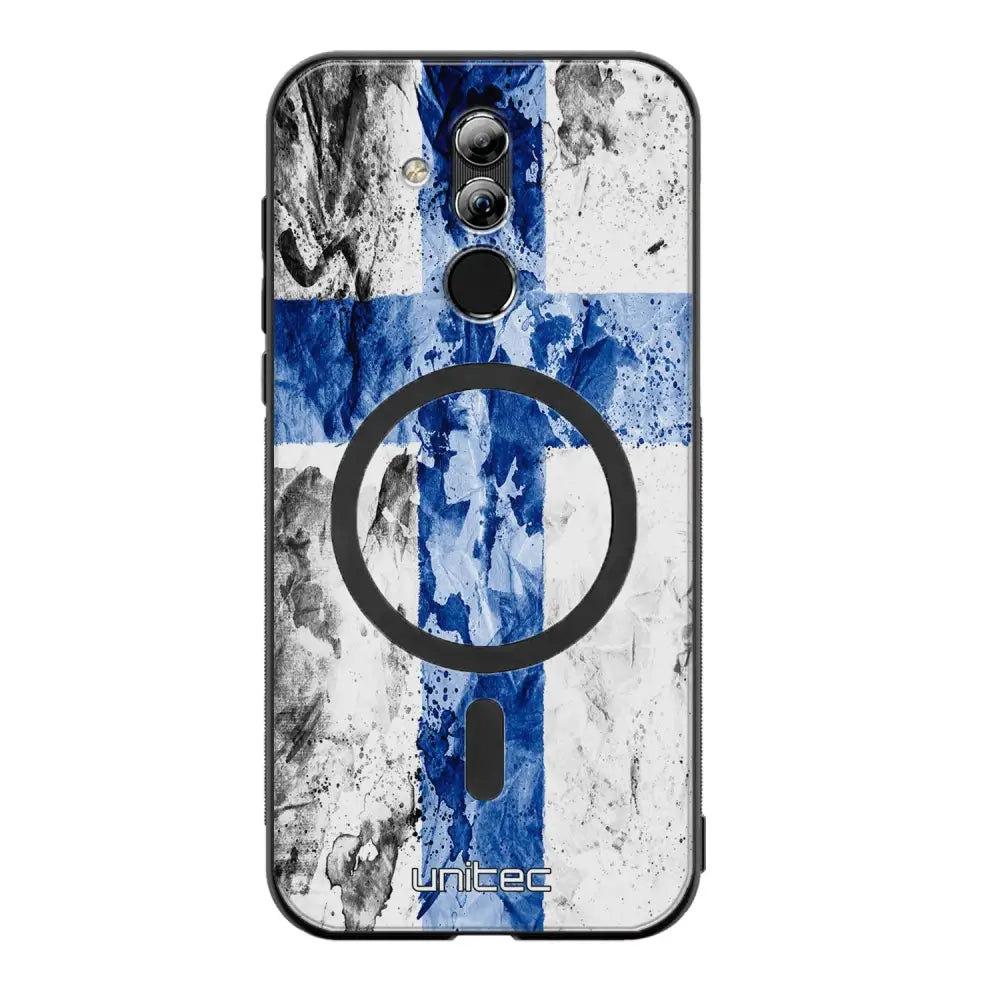 Huawei Mate 20 Lite suojakuoret - Painted Finnish Flag