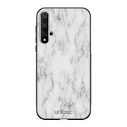Huawei Nova 5T marmori suojakuoret - White Marble - Ei