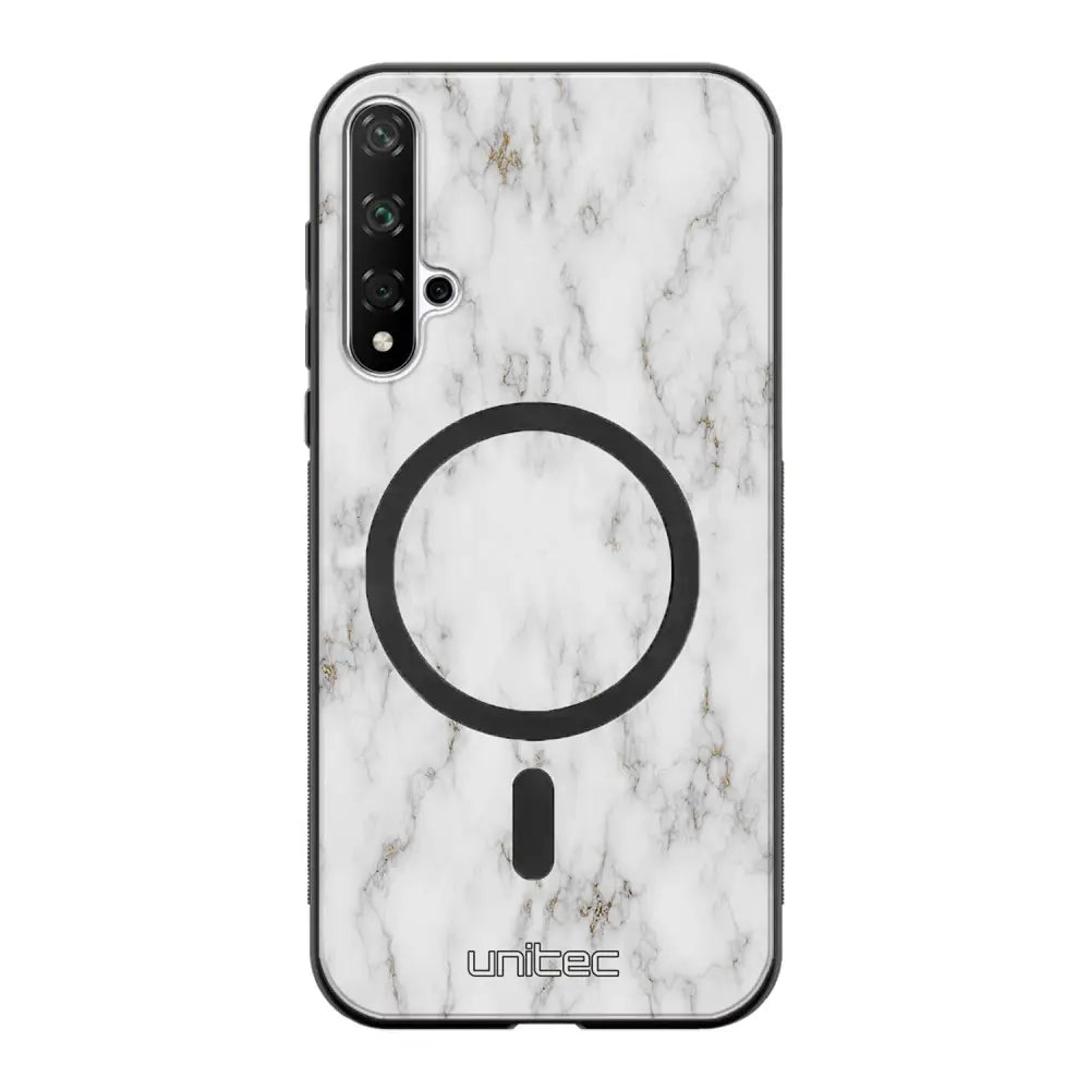 Huawei Nova 5T marmori suojakuoret - White Marble