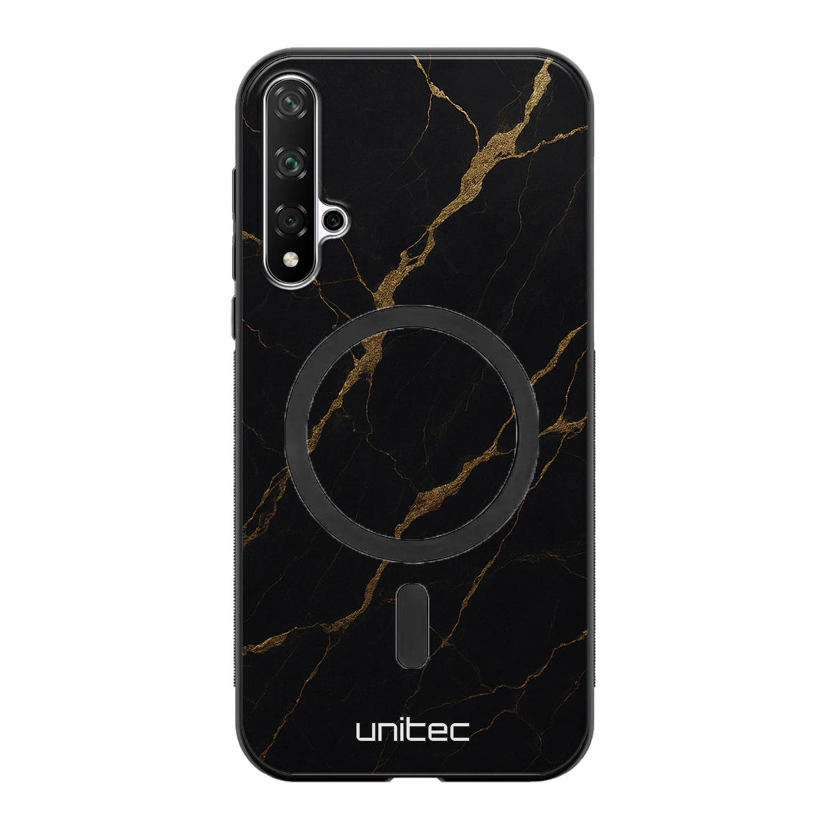 Huawei Nova 5T Suojakuoret Marmori – Midnight Gold