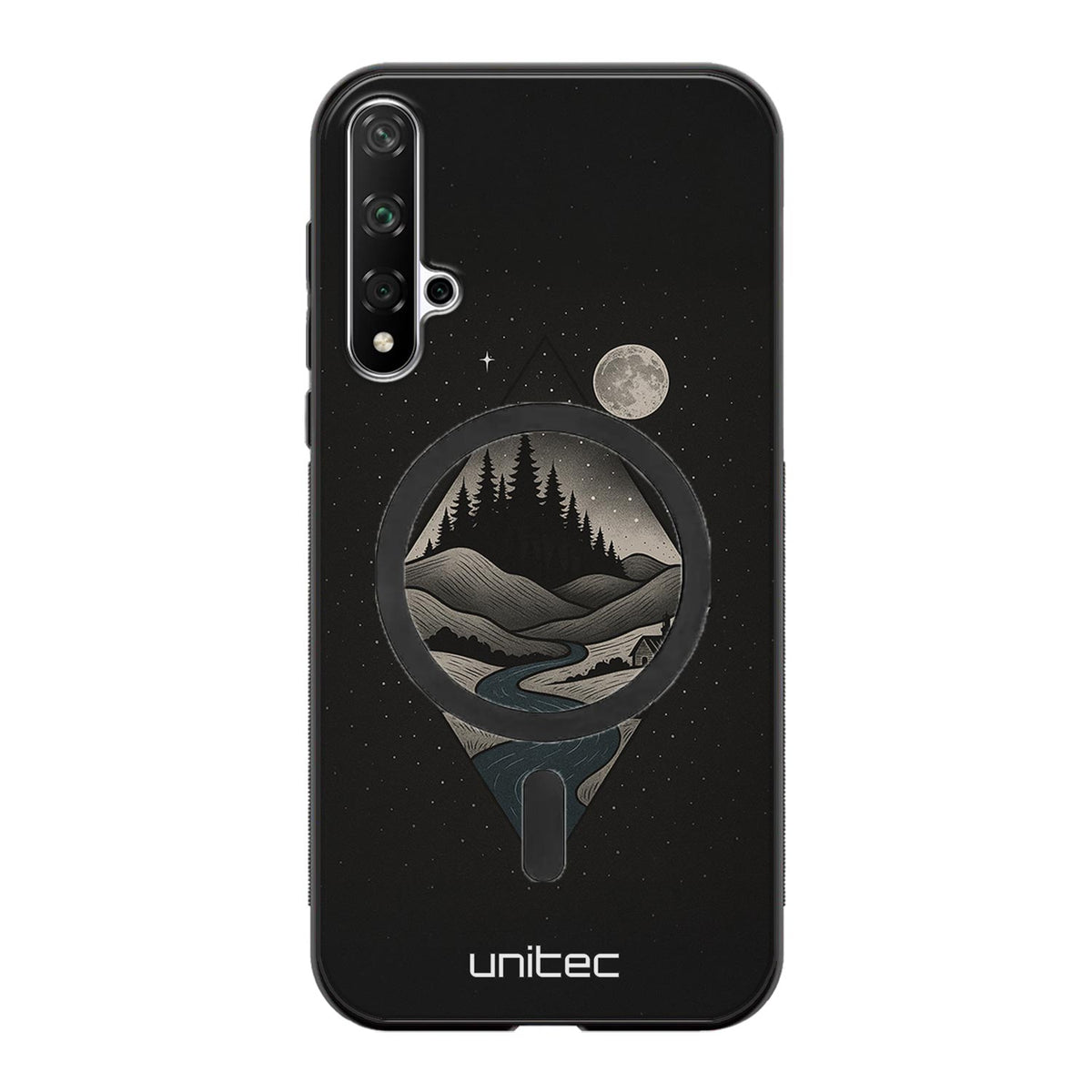 Huawei Nova 5T Suojakuoret Outdoor – Night Forest