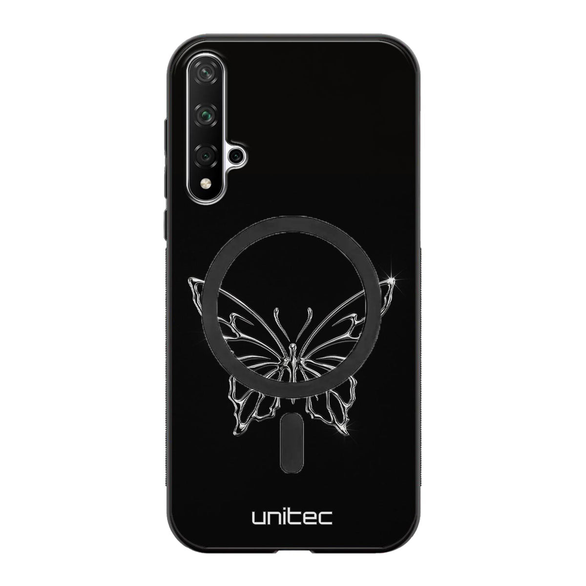 Huawei Nova 5T Suojakuoret Minimalistic – Shimmer Butterfly