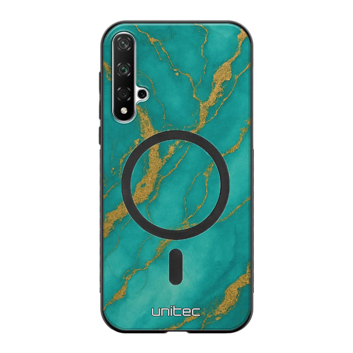 Huawei Nova 5T Suojakuoret Marmori – Turquoise Gold