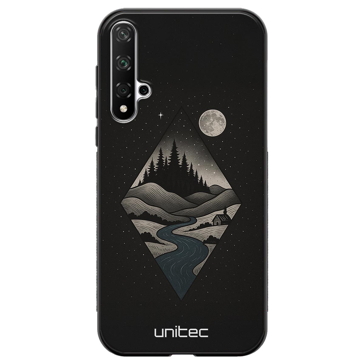 Huawei Nova 5T Suojakuoret Outdoor – Night Forest