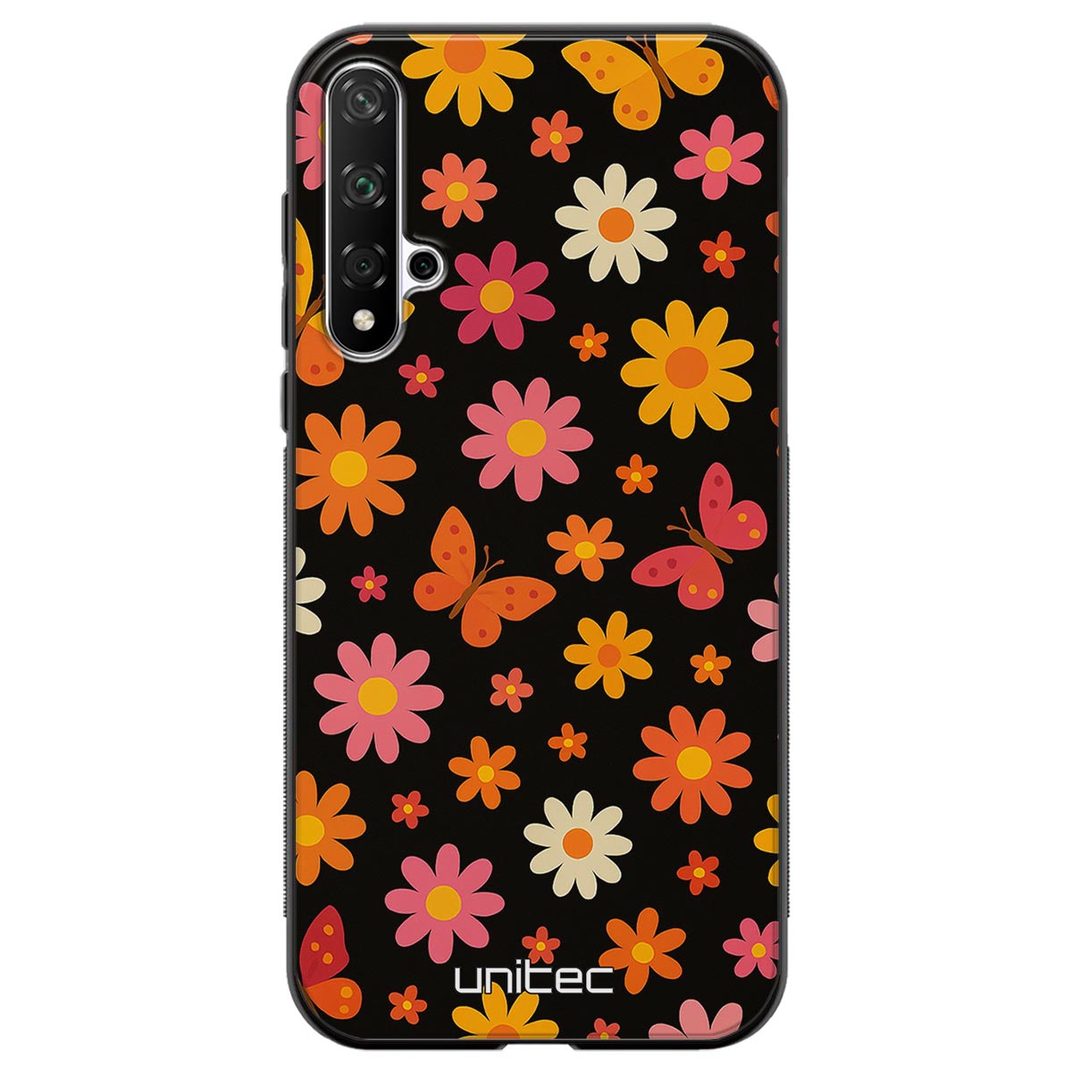 Huawei Nova 5T Suojakuoret Vintage – Retro Flower