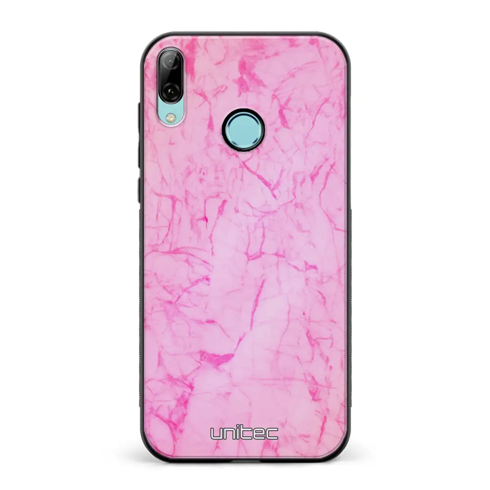 Huawei P Smart 2019 marmori suojakuoret - Light Pink Marble - Ei